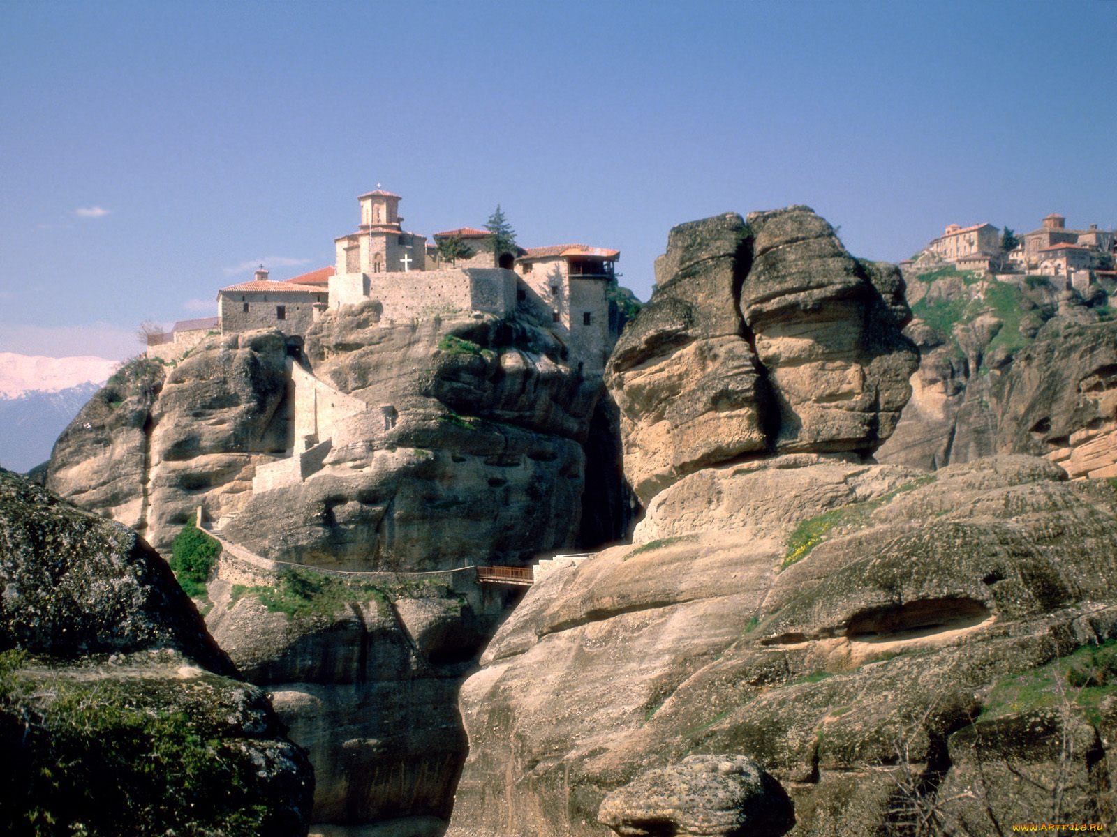 meteora, monastery, greece, 